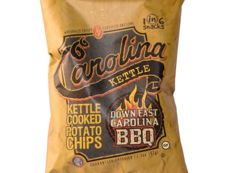 1 in 6 Snacks Carolina Down East BBQ Potato Chips 2 oz Bagged Online Hot Sale