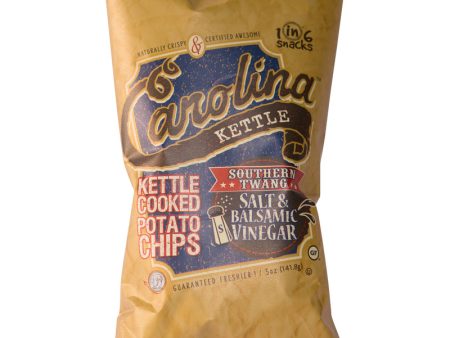 1 in 6 Snacks Carolina Salt & Balsamic Vinegar Potato Chips 5 oz Bagged Online Sale