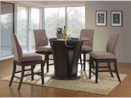 Round Glass Dining Set - Pauline For Sale