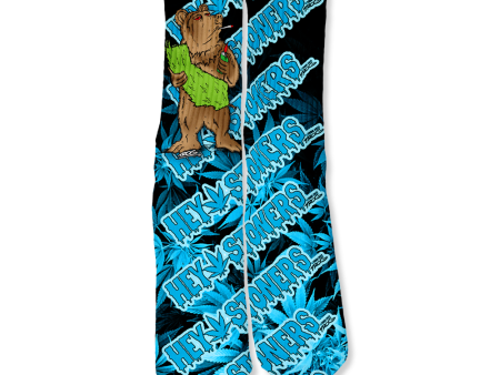 TROG Cali Bear Hey Stoner Crew Socks Online Sale