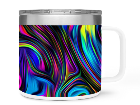 Neon Swirl | Skin For YETI Rambler 14oz  Tumbler Discount