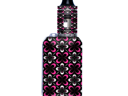 Abstract Pink Black Pattern | Skin For VooPoo Drag Baby Trio Online now