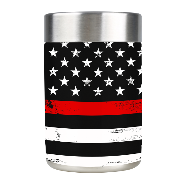 Thin Red Line | Skin For Ozark Trail 12oz Can Cooler For Discount