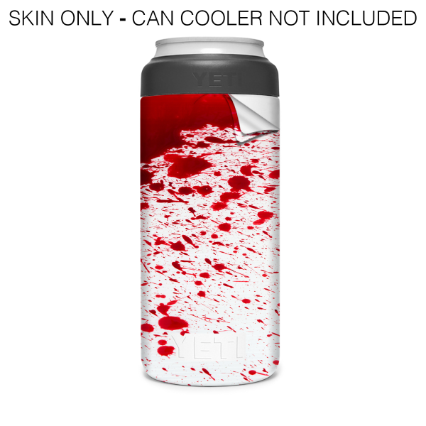 Blood Splatter | Skin For YETI Rambler 12oz  Slim Can Online now