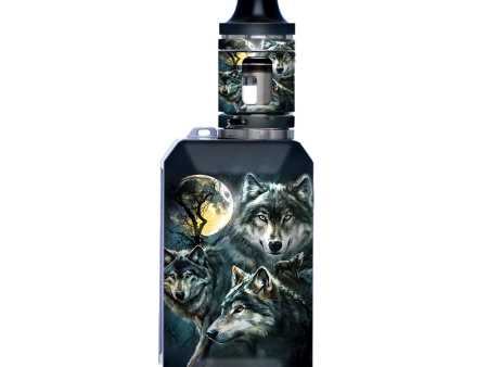 3 Wolves Moonlight | Skin For VooPoo Drag Baby Trio Online Hot Sale