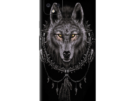 Wolf Dreamcatcher Back White | Skin For Google Pixel 4 XL Online Sale