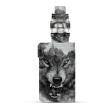 Angry Wolf Growling Mountains | Skin For VooPoo Alpha ZIP Supply