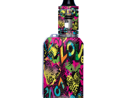 80 S Love Pop Art Neon | Skin For VooPoo Drag Baby Trio Sale