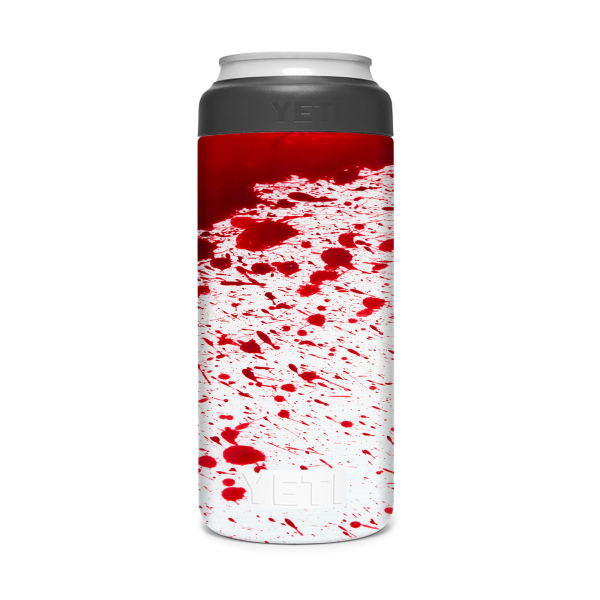 Blood Splatter | Skin For YETI Rambler 12oz  Slim Can Online now