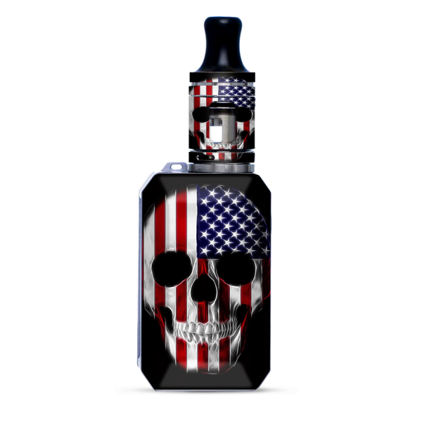 American Skull Flag In Skull | Skin For VooPoo Drag Baby Trio For Sale