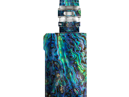 Abalone Shell Green Swirl Blue Gold | Skin For VooPoo Alpha ZIP Discount