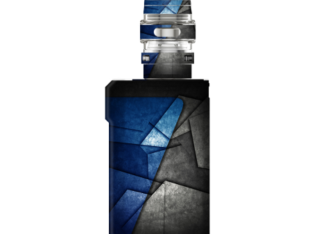 Abstract Panels Metal | Skin For VooPoo Alpha ZIP For Cheap