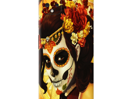 Skull Girl Dia De Los Muertos Paint | Skin For Google Pixel 4 XL Online Hot Sale