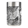 Black White Marble Swirl | Skin For Ozark Trail 12oz Can Cooler For Discount