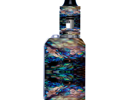 Abalone Blue Black Shell Design | Skin For VooPoo Drag Baby Trio Online Hot Sale