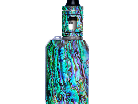 Abalone Ripples Green Blue Purple Shells | Skin For VooPoo Drag Baby Trio Online