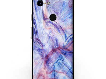 Purple Marble Pink Blue Swirl | Skin For Google Pixel 3 Online now