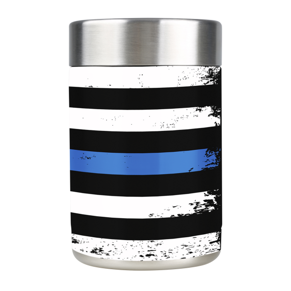 Thin Blue Line | Skin For Ozark Trail 12oz Can Cooler Supply