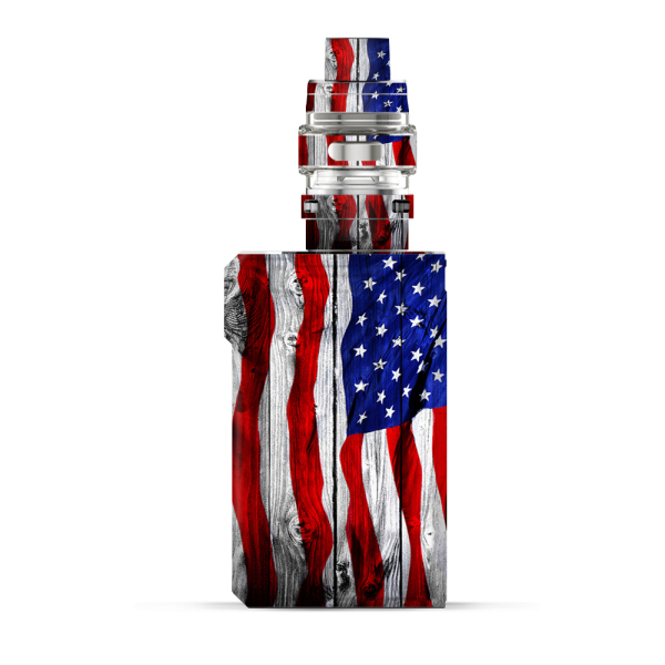 American Flag On Wood | Skin For VooPoo Alpha ZIP Online Sale