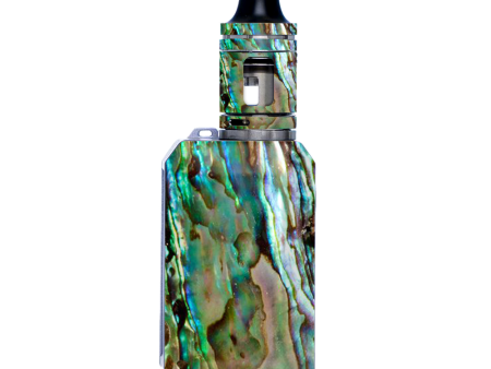 Abalone Sea Shell Gold Blues Beautiful | Skin For VooPoo Drag Baby Trio For Cheap