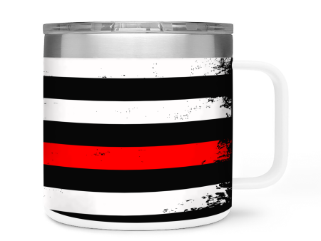 Thin Red Line | Skin For YETI Rambler 14oz  Tumbler Sale