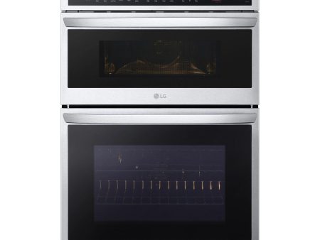 1.7 4.7 cu. ft. Smart Combination Wall Oven with InstaView®, True Convection, Air Fry, and Steam Sous Vide Sale